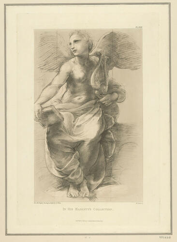 Study for the allegorical figure of Poetry