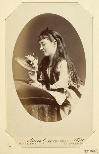 Miss Gardiner. 1874. [Royal Household Portraits. Volume 55. ]