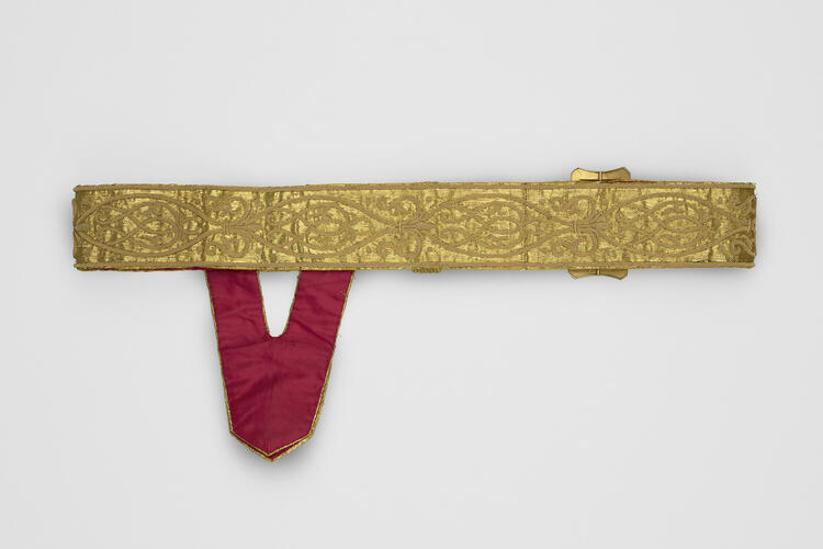 King George VI's Coronation Girdle, also worn by King Charles III