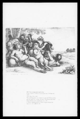 Two young satyrs and a boy Two young satyrs and a boy