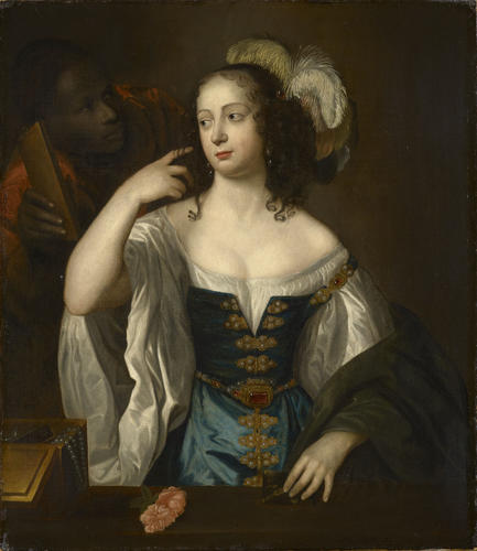 A Lady with a Servant