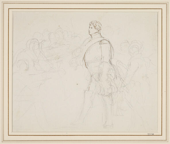 Study for 'The Entrance of George IV at Holyroodhouse'