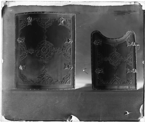 Glass plate negative of armour plate Glass plate negative of armour plate