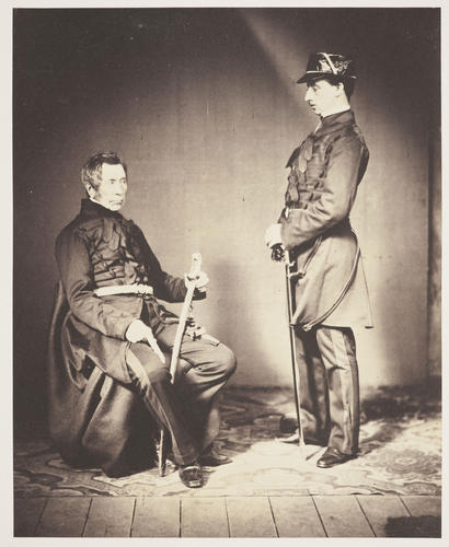 Lieut Gen Sir John Burgoyne and Aide De Camp Lieut Stopford
