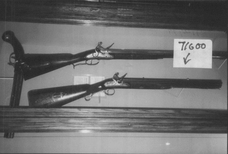 Flintlock seven-barrel rifle Flintlock seven-barrel rifle