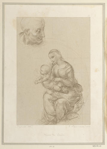 Studies for the Holy Family under a Palm Tree