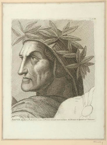 Master: Set of twenty-four heads from the 'Parnassus'
Item: Head of Dante [from 'The Disputa']