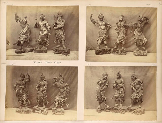 'Twelve Dêva Kings'; Three of a set of twelve Heavenly Generals (Jūni Shinshō)