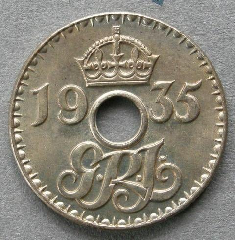 New Guinea. Sixpence, 1935