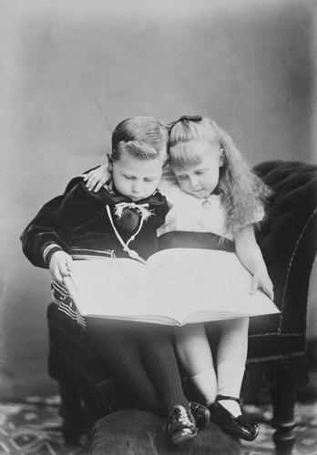 Prince Alfred and Princess Marie of Edinburgh, 1881 [in Portraits of Royal Children Vol. 27 1880-1881]