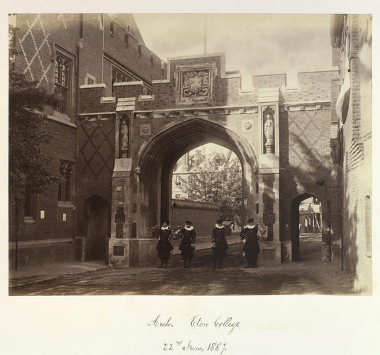 Arch, Eton College, 22 June 1887 Arch, Eton College, 22 June 1887