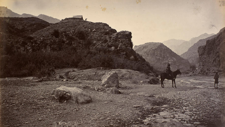 Fort of Ali Masjid, taken from the river Fort of Ali Masjid, taken from the river