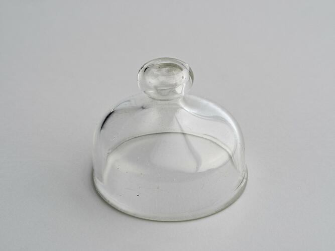 Pair of glass domes