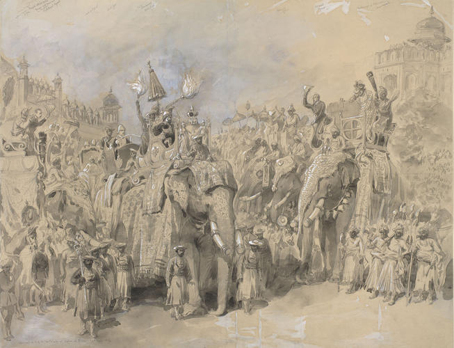 The arrival of the Prince of Wales at Agra, 25 January 1876 The arrival of the Prince of Wales at Agra, 25 January 1876