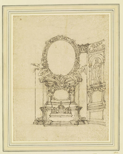 A study for the altar in S Marta, Rome A study for the altar in S Marta, Rome