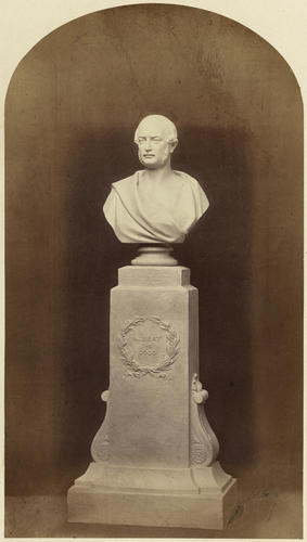 From the Sketch of a Colossal Bust for Bath, by M. Noble
