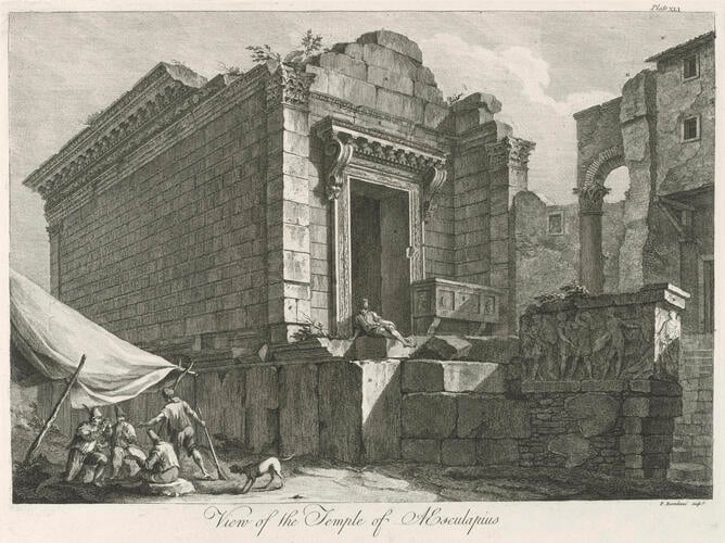 Ruins of the Palace of the Emperor Diocletian at Spalatro in Dalmatia / by R. Adam Ruins of the Palace of the Emperor Diocletian at Spalatro in Dalmatia / by R. Adam