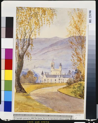 Balmoral Castle from the west