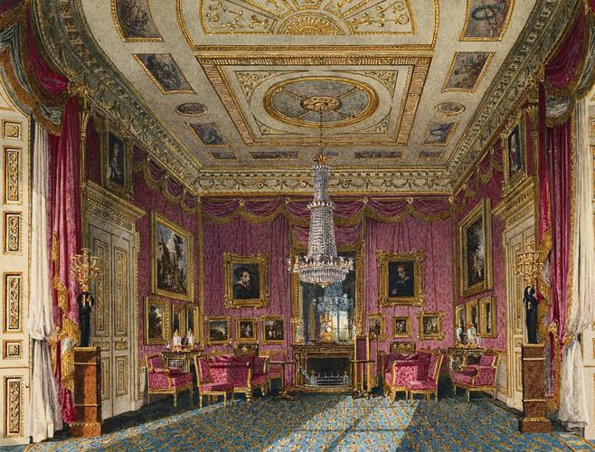 The Rose Satin Drawing Room, Carlton House (looking North)