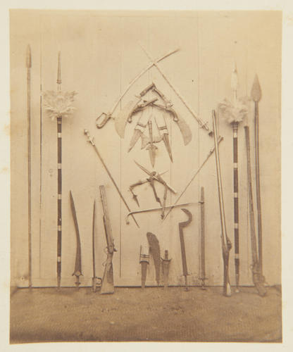 Lady Napier's visit to Travancore, 1868. Old arms, Cochin Lady Napier's visit to Travancore, 1868. Old arms, Cochin