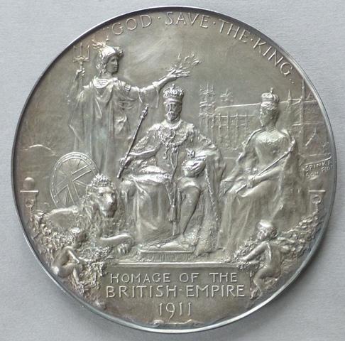 Medal commemorating the Coronation of George V Medal commemorating the Coronation of George V