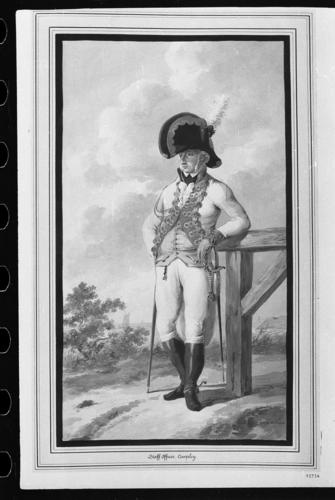 Prussian Army. Staff and Regimental Uniforms. Flugel Adjutant, Cavalry, Full Dress Prussian Army. Staff and Regimental Uniforms. Flugel Adjutant, Cavalry, Full Dress
