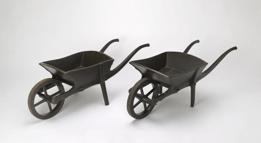 Master: A pair of wooden children's wheelbarrows
Item: Child's wheelbarrow