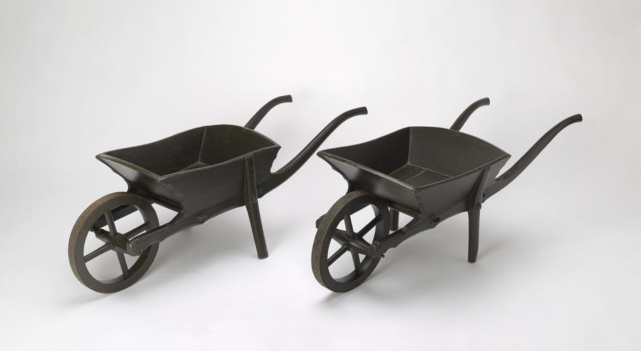 Master: A pair of wooden children's wheelbarrows
Item: Child's wheelbarrow Master: A pair of wooden children's wheelbarrows
Item: Child's wheelbarrow