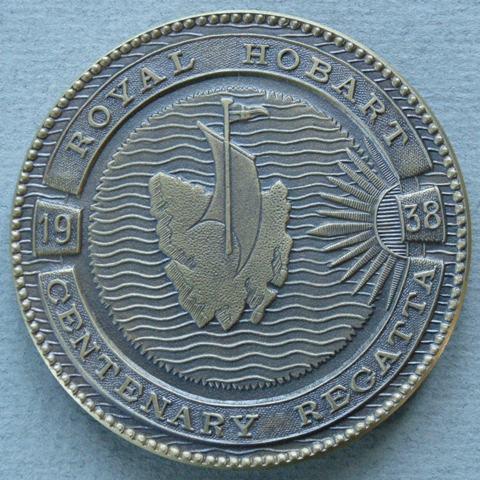 Australia. Medal commemorating the Royal Hobart Centenary Regatta Australia. Medal commemorating the Royal Hobart Centenary Regatta