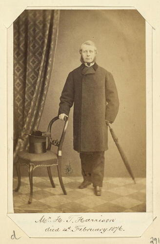 Mr H. T. Harrison. 1876. [Royal Household Portraits. Volume 55. ]