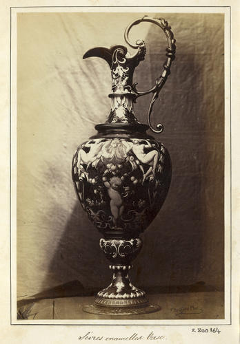 'Sevres enamelled Vase'