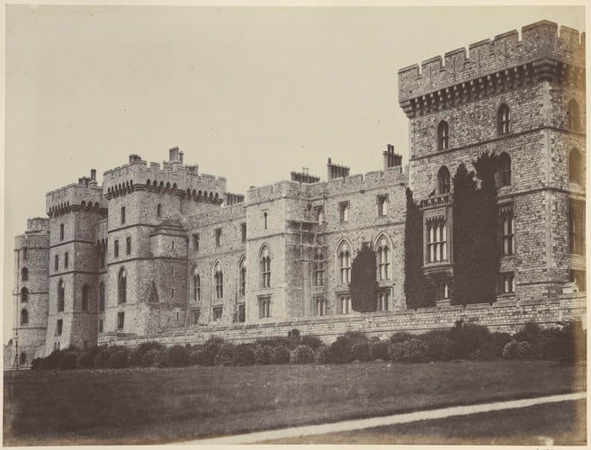 View of the south front of Windsor Castle