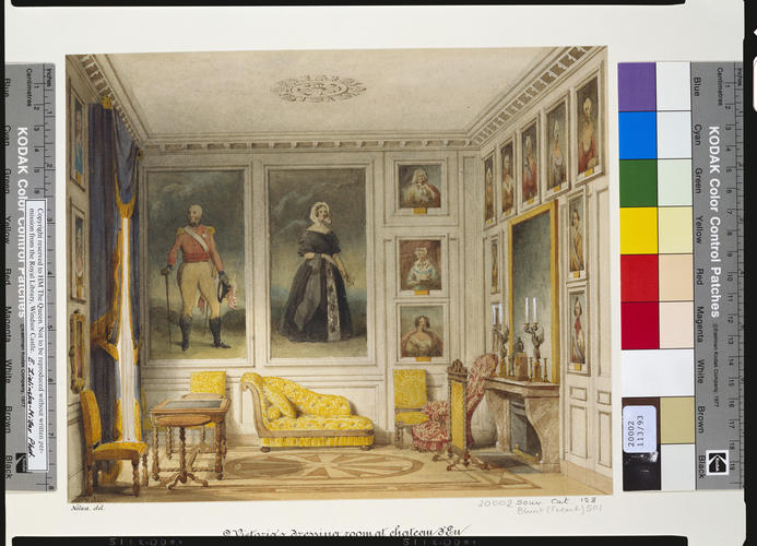 Royal visit to Louis-Philippe: Queen Victoria's dressing-room at the Château d'Eu