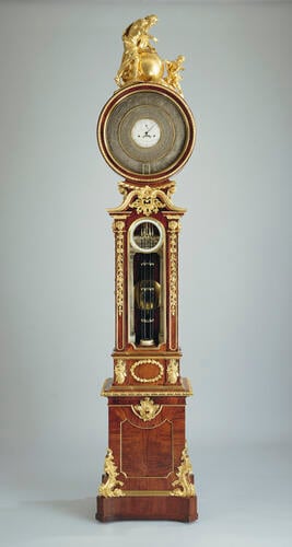 Floor standing clock, barometer and barograph