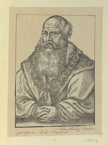 Master: [Woodcuts of the Dukes and Electors of Saxony]
Item: [George, Duke of Saxony]