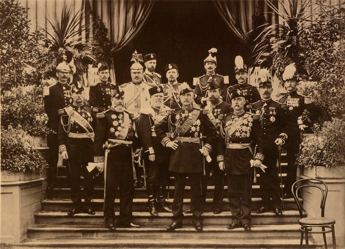 Representatives of France at the coronation of Nicholas II, Emperor of Russia Representatives of France at the coronation of Nicholas II, Emperor of Russia