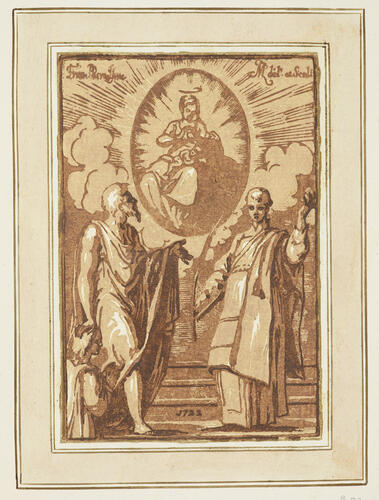 The Virgin and Child appearing to St Stephen The Virgin and Child appearing to St Stephen