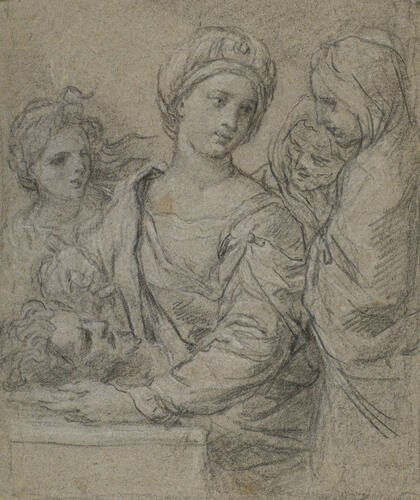 Judith with the head of Holofernes, surrounded by 3 women Judith with the head of Holofernes, surrounded by 3 women