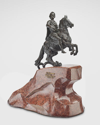 Statuette of the equestrian monument of Peter the Great