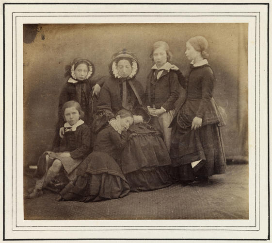 Queen Victoria with the Princess Royal, the Prince of Wales, Princess Alice, Princess Helena and Prince Alfred
