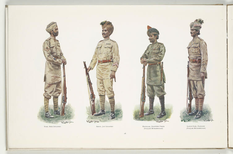 Our Indian Army : a record of the Peace Contingent's visit to England, 1919 / illustrated by W. Luker