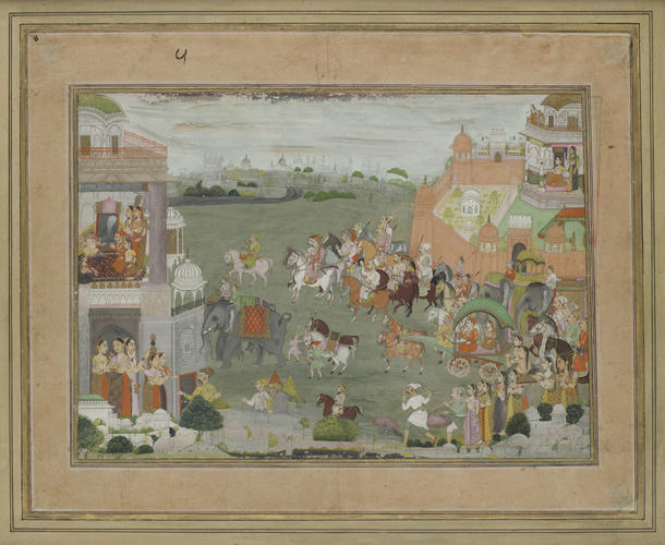 The Wedding Procession of Vasudeva (वासुदेव) and Devaki (देवकी) The Wedding Procession of Vasudeva (वासुदेव) and Devaki (देवकी)