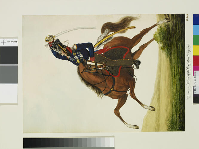 Prussian Army, Landwehr Cavalry. About 1814