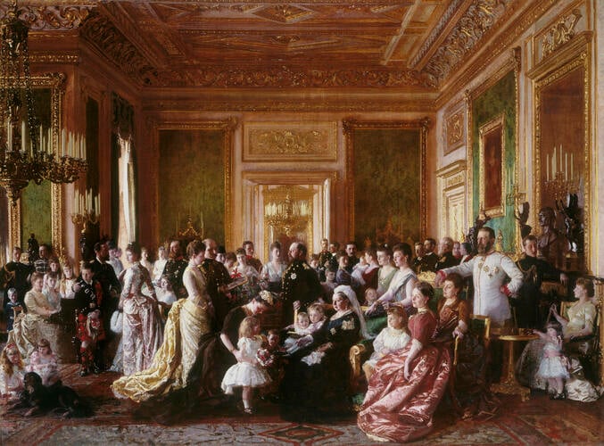 The Family of Queen Victoria in 1887