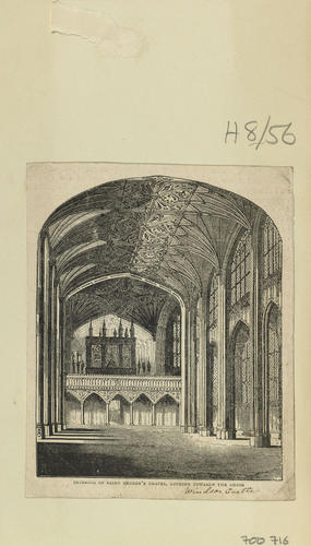 Interior of St George's Chapel Looking Towards the Choir Interior of St George's Chapel Looking Towards the Choir