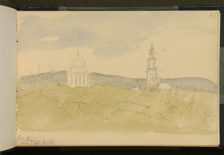 Master: SKETCHES FROM NATURE V. R. MDCCCLV TO MDCCCLVX
Item: View of Potsdam