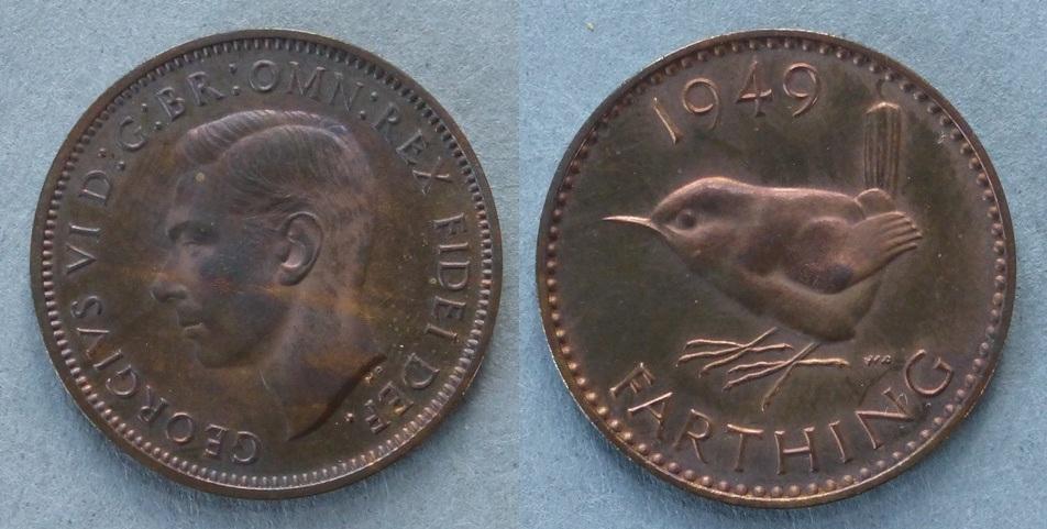 George VI Proof farthing George VI Proof farthing