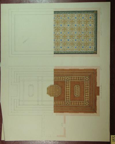 (?)St Mildred's church, Whippingham: decorative scheme for an oratorium (?)St Mildred's church, Whippingham: decorative scheme for an oratorium