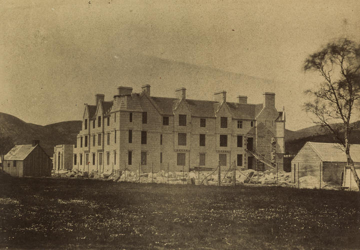 New House at Balmoral in progress. March 1854