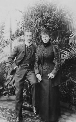 Prince Albert Victor, Duke of Clarence and Avondale and his fiance Princess Mary of Teck